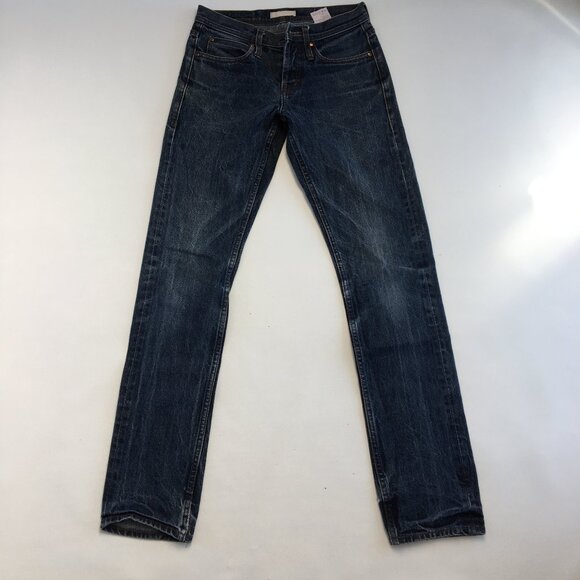 The Unbranded Brand Skinny Fit Selvedge Button Fly Jeans 30 - Picture 1 of 11